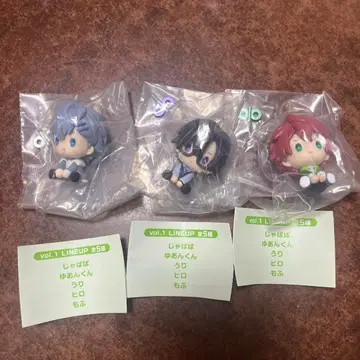 컬러풀 피치 나사말기 마스코토 가챠 자파파 모후 히로 3개 세트