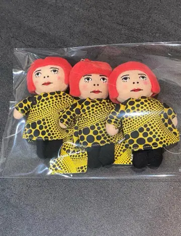 쿠사마 야요이 야요이짱 키링 YAYOI짱 플러시 3개