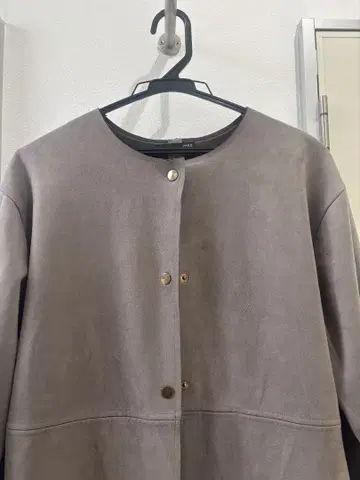 자라 노카라 코트 그레이