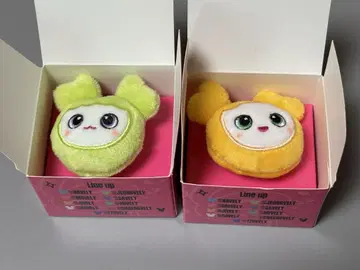 TWICE 정연 지효 봉제 인형 반지 랜덤