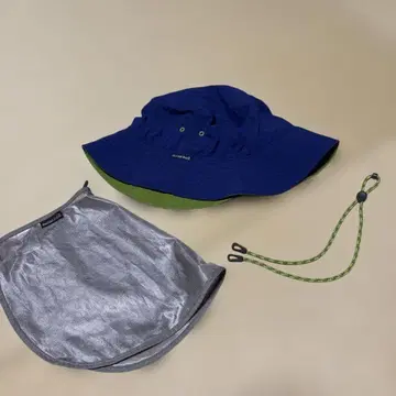 mont-bell 크러셔 모자 L 네이비 쉐이드, 스트랩 포함