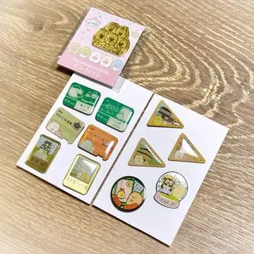 스미코구라시 가챠가챠 지역 핀 배지