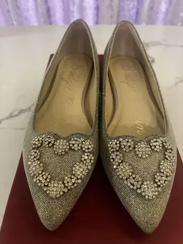 Bridget Birkin 실버 플랫 슈즈