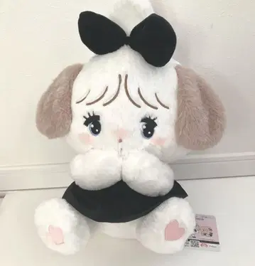 mikko BLACK RIBBON BIG 봉제 인형 수플레