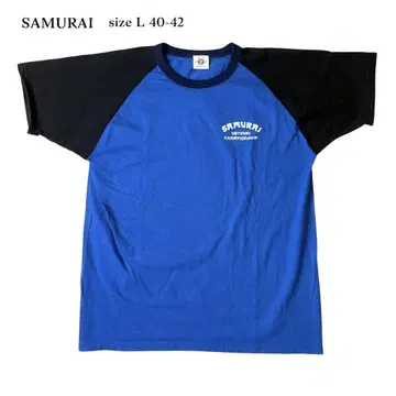 SAMURAI JEANS 사무라이 낚시 반팔 티셔츠 래글런 소매