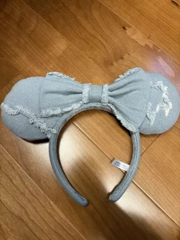 디즈니 머리띠 데님 원단