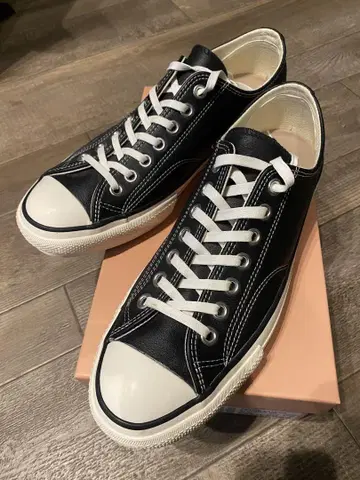 컨버스 애디트 블랙 가죽 27.5cm