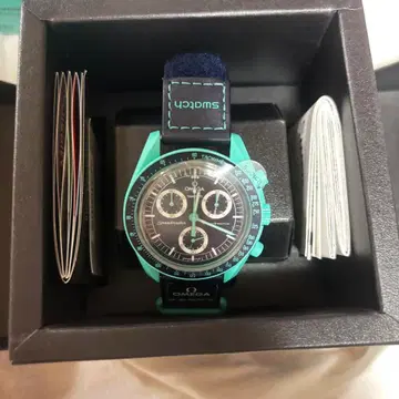 오메가 x 스와치 스피드마스터 터콰이즈