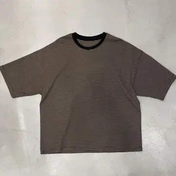 오버 사이즈 보더 티셔츠