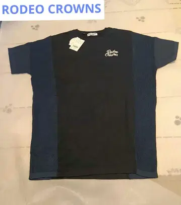 RODEO CROWNS WB 블랙 반팔 튜닉 블랙