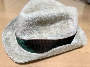 미사용품 BUNJIROW 나카오리 퍼 모자