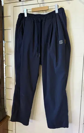 SEE SEE 시시 WIDE NYLON PANTS 네이비 사이즈 M
