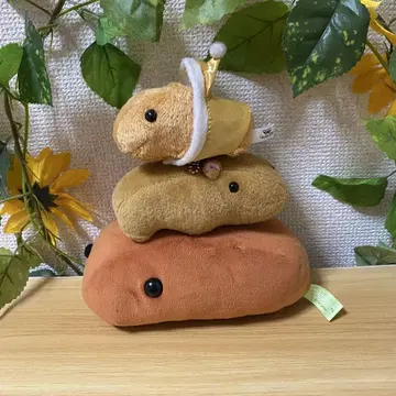 카피바라 씨 키링 봉제 인형 3개 세트