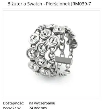 Swatch bijoux 반지 미사용품