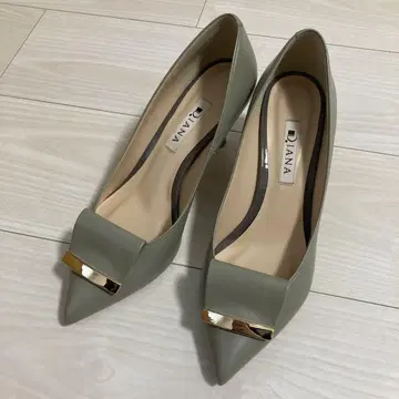 다이애나 DIANA 23.5 그린 펌프스 힐 미사용 새상품