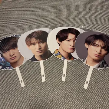 SnowMan 무카이 코지 부채 4장 세트