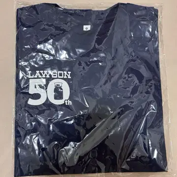 LAWSON 50주년 기념 티셔츠 네이비