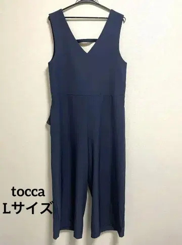 tocca 백 프릴 올인원 V넥 롱 기장 스트레치
