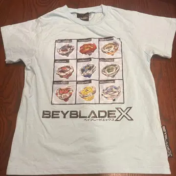 BEYBLADE X 공식 티셔츠 스카이블루