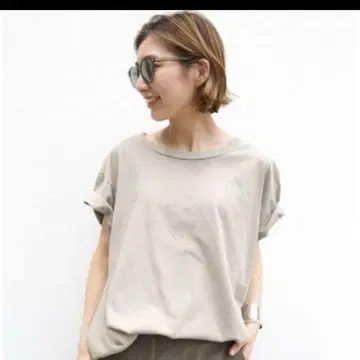 Deuxieme Classe Loose 티셔츠 카키 베이지
