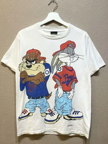 90s USA제 루니툰즈 티셔츠 M 양면 프린트