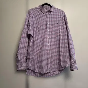 Ralph Lauren XXL 체크 무늬 긴팔 셔츠