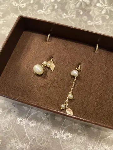 새상품급 agate 귀걸이용 펄 참