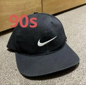 90s Nike 캡 블랙
