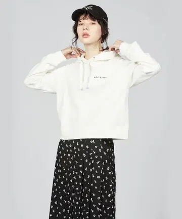 애네스베 뉴 원포인트 로고 후디