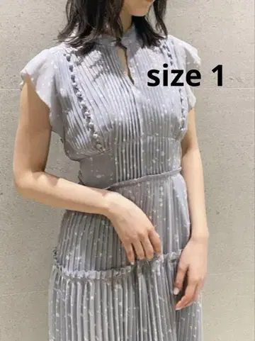 SNIDEL 플리츠 롱 원피스 사이즈 1