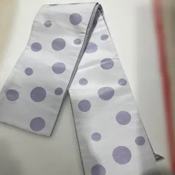 물방울 패턴 반폭 오비 폴리에스테르 3m80