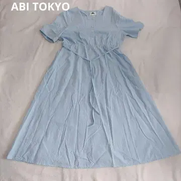 ABI TOKYO 스퀘어 넥 A 라인 원피스