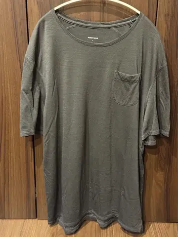 Atelier blue bottle hiker 울 티셔츠 XL 그레이