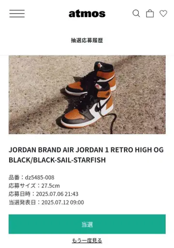 AIR JORDAN 1 RETRO HIGH OG 쉐터드 백보드 27.5