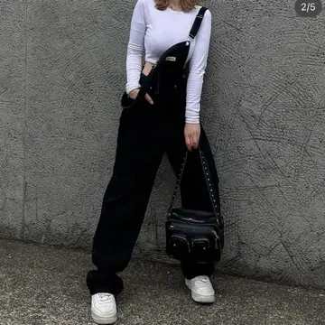ANIEND 애니엔드 오버 데님 살로펫