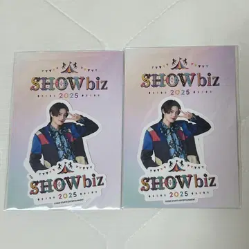 SHOWbiz 2025 스티커 2장 세트 사토 류가