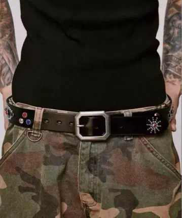 Chrome Gang Belt studs archive afb y2k