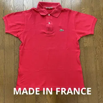 라코스테 프랑스제 LACOSTE 빨간색 피케 셔츠