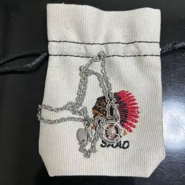 SAAD 실버 925 태양 심볼 아라베스크 목걸이