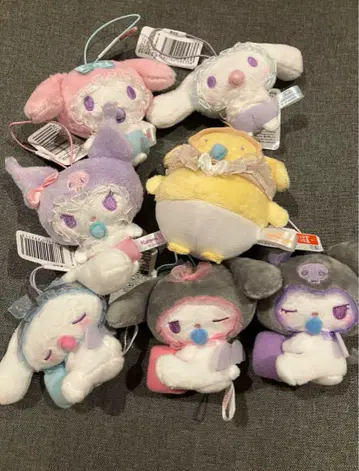 쿠로미 마이멜로디 시나몬 푸딩 7개 슈가 파티 친구들 기저귀