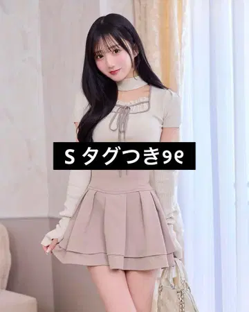 S 미셸 마카롱 슬림 레그 스커트 더스티 핑크 이너 팬츠 포함