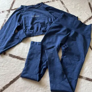 ALPHALETE 네이비 XS 셋업
