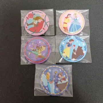 디즈니 자수 캔 배치 5개 세트