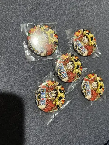점프 빅토리 카니발 캔뱃지 루피 5개 세트