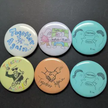 스카파라 Together Again 핀 배지 6개 세트