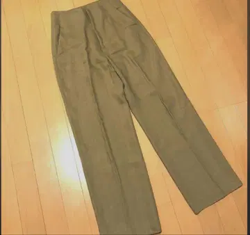 United arrows 린넨 스트레이트 팬츠 34 클리닝 완료