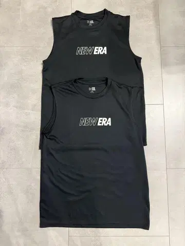 뉴에라 탱크탑 블랙 L 2장