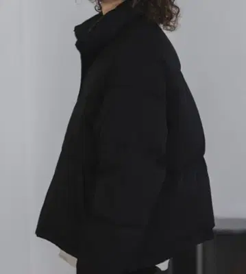 Casper John 리버서블 다운 자켓 블랙