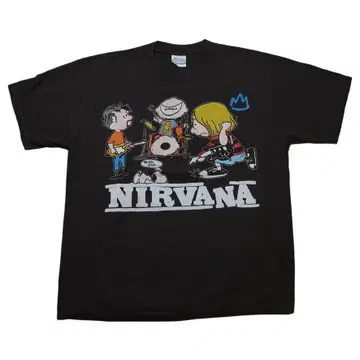닐바나 티셔츠 XL NIRVANA SNOOPY IN UTERO