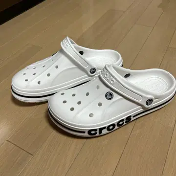 크록스 화이트 클로그 샌들
